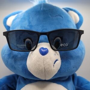 Eco Flint eyeglasses with polarized sun clip